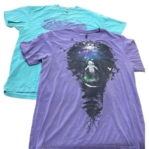 Lot 2 Men's Design By Humans Cotton T-Shirt Tag Size XL